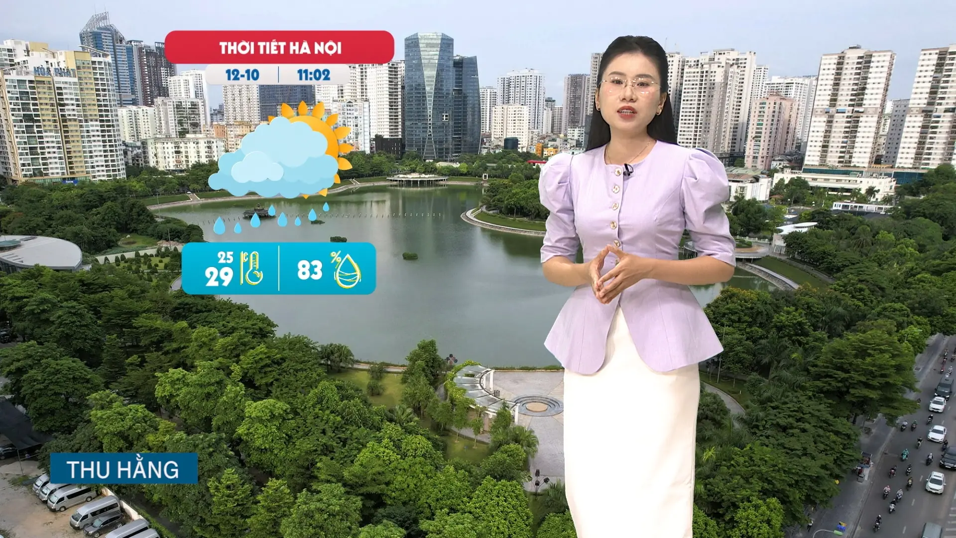 Dự báo thời tiết trưa | 12/10/2025